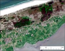 Satellietfoto Terschelling 26 mei